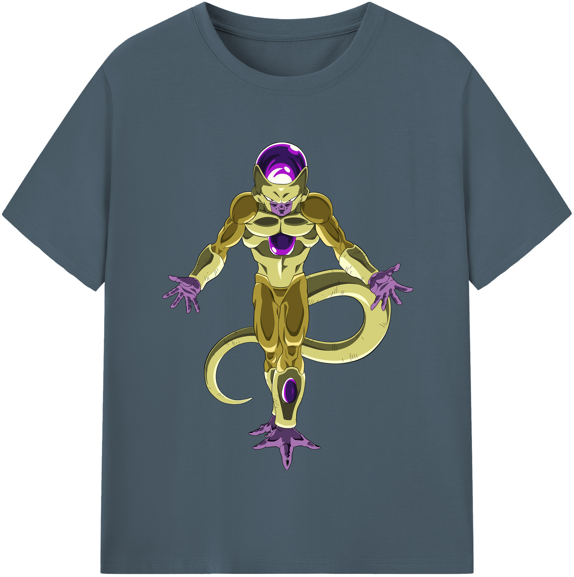 （画像用） ドラゴンボール フリーザ DRAGON BALL Frieza 綿100％半袖Tシャツ（フロントプリント）